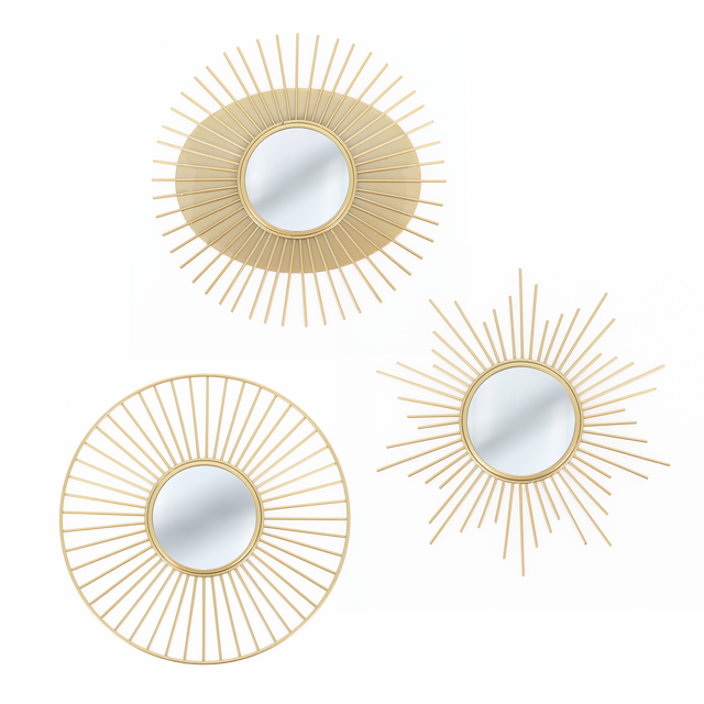 Miroir en métal GOLDENSUN