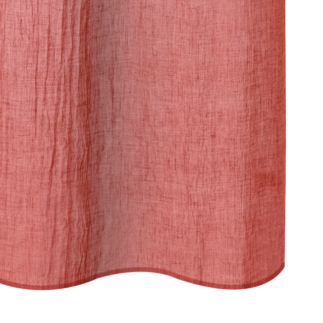 Voilage NOLAN coloris poterie 140 x 240 cm