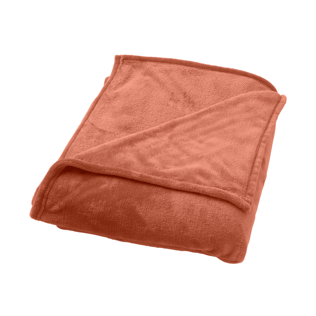 Plaid polaire TILLIE coloris ocre