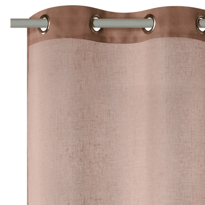 Voilage Lin Linae Rose nude