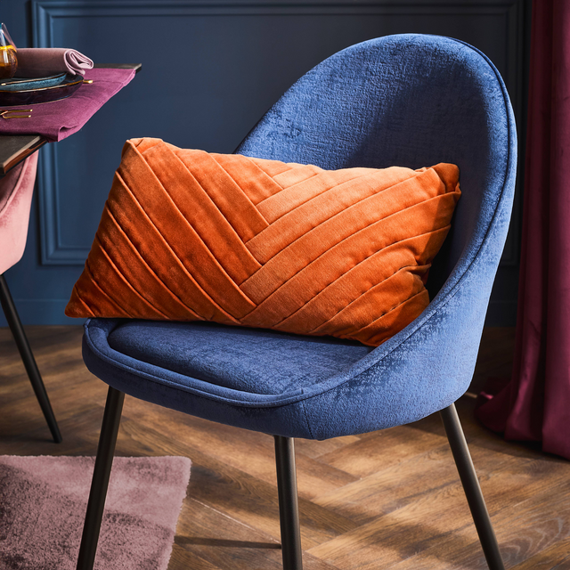 Coussin MEIM coloris terracotta 30 x 50 cm