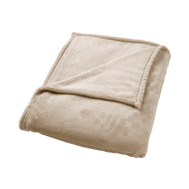 Plaid polaire TILLIE coloris sable