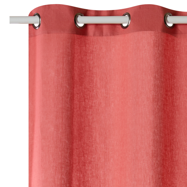 Rideau Lin LINNEO coloris rose des sables 140 x 280 cm