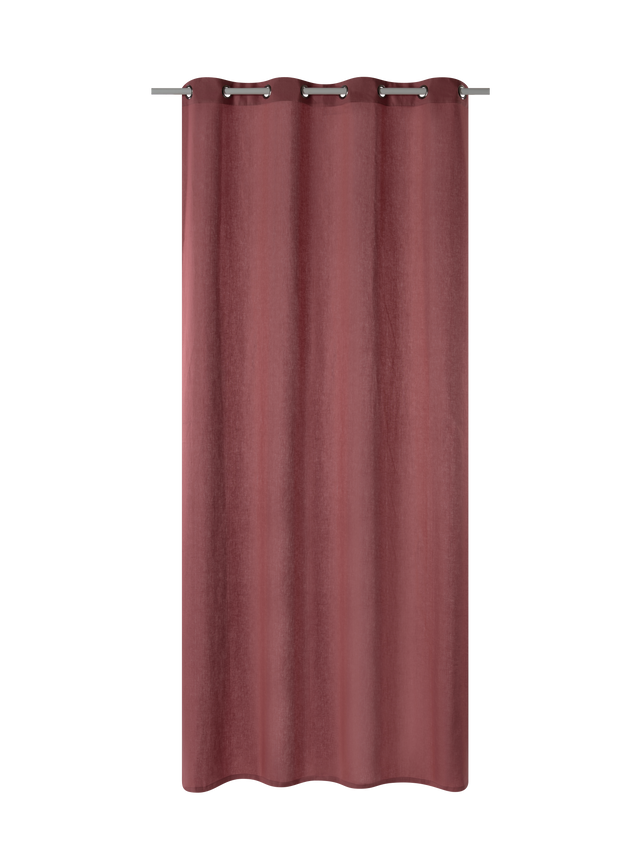 Rideau Lin LINNEO coloris henné 140 x 280 cm
