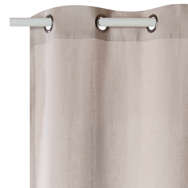 Rideau Lin LINNEO coloris naturel 140 x 280 cm