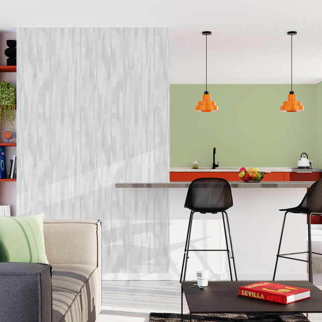 Papier peint intissé BAYLEY coloris gris perle