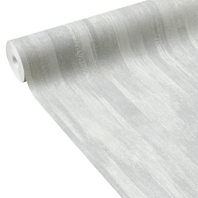 Papier peint intissé Bayley Gris perle