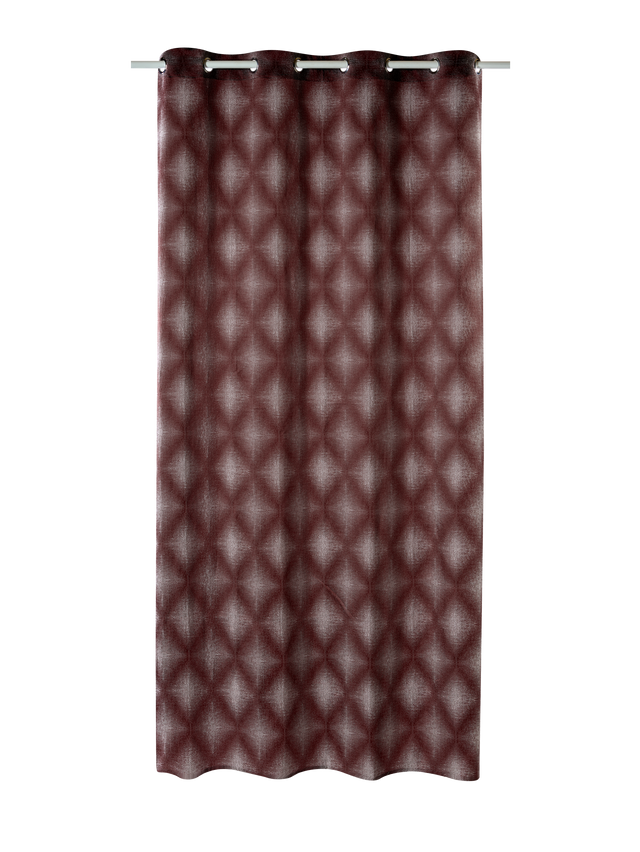 Rideau ASSELA coloris écorce 140 x 260 cm