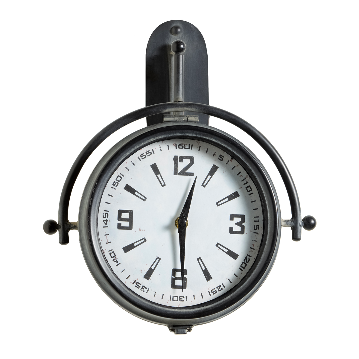 4MURS Horloge en métal Madisson Noir