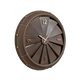 4MURS Horloge en métal Ventilo Brun métallisé