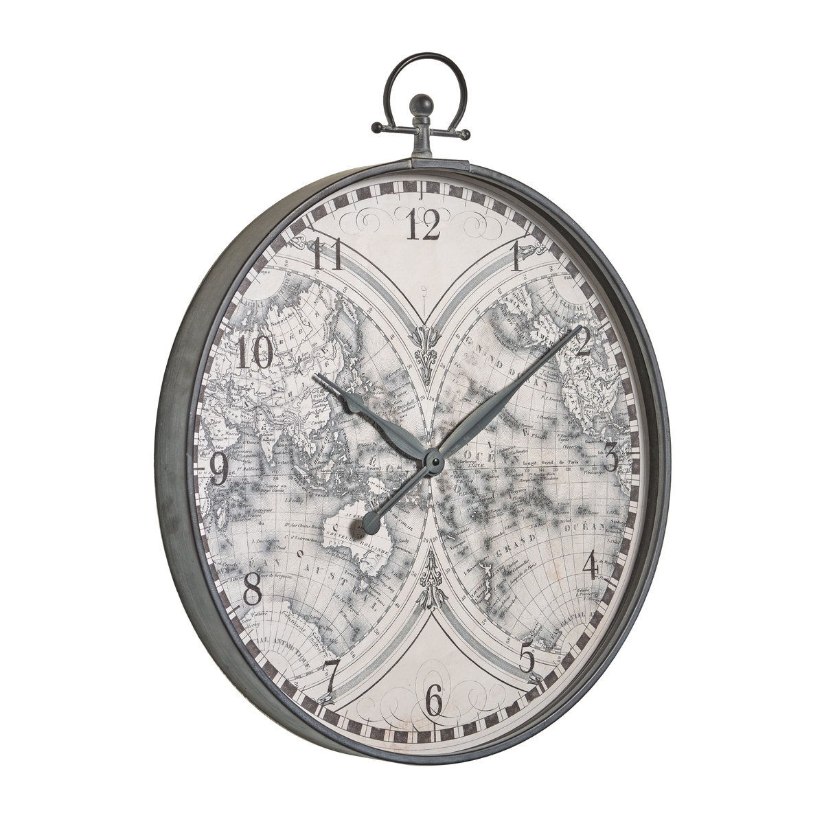 4MURS Horloge à gousset Map Gris