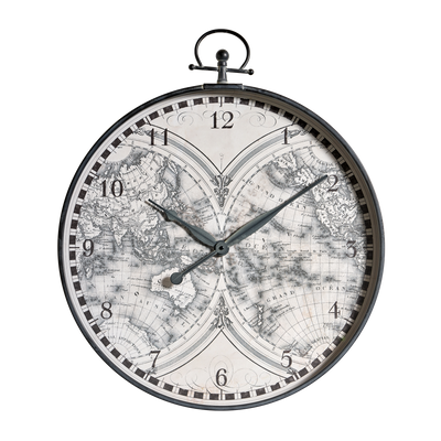 4MURS Horloge à gousset Map Gris