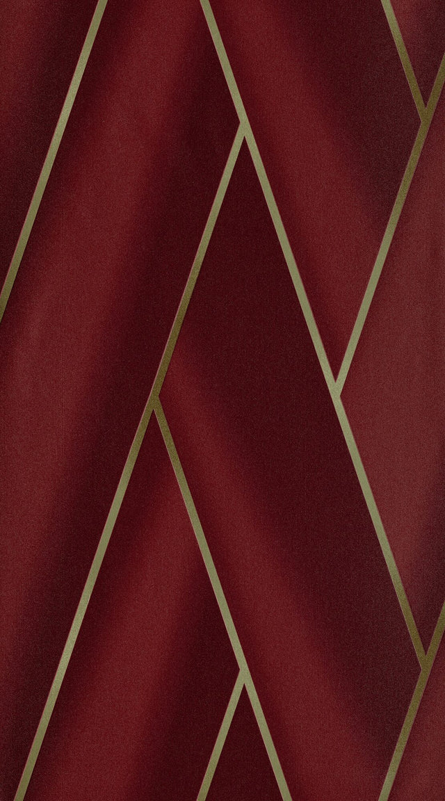 Papier peint intissé PIAZZA coloris lie de vin