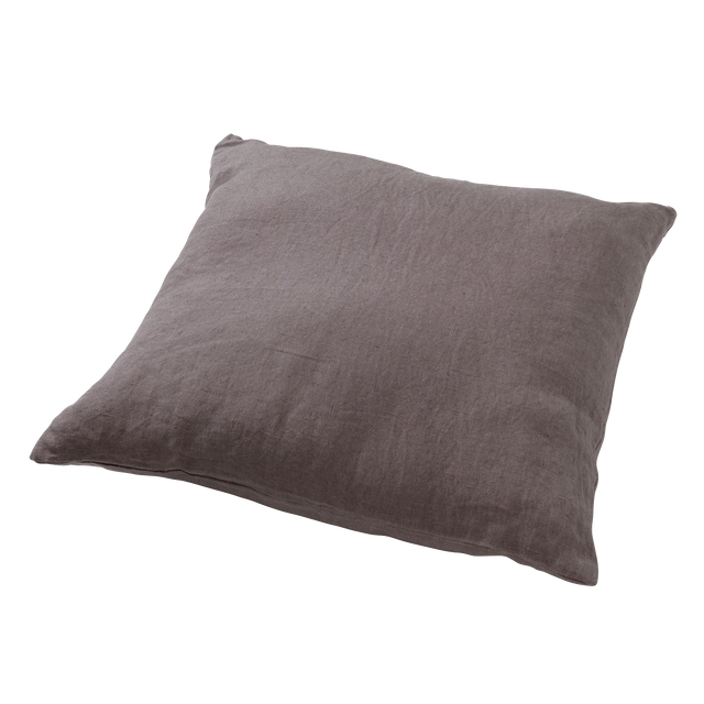 Coussin LINHA coloris gris anthracite 45 x 45 cm