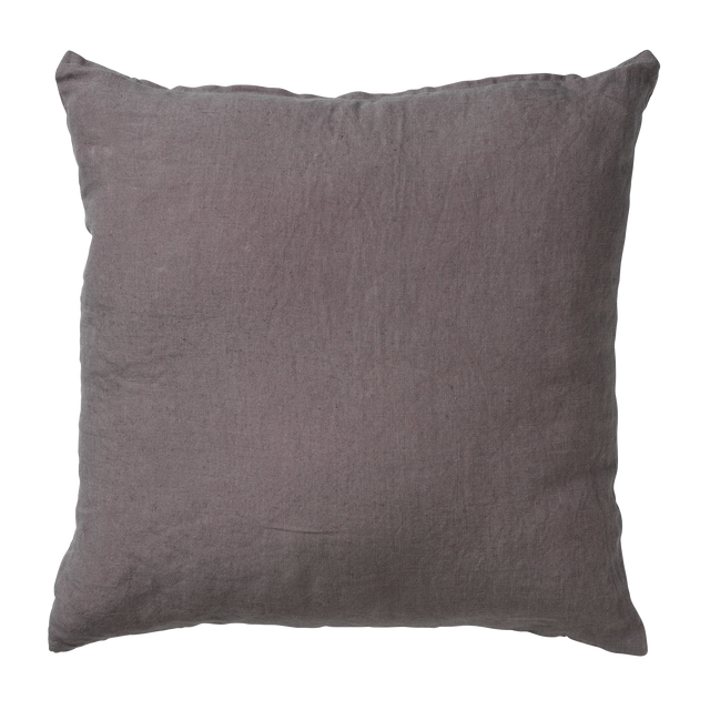 Coussin LINHA coloris gris anthracite 45 x 45 cm