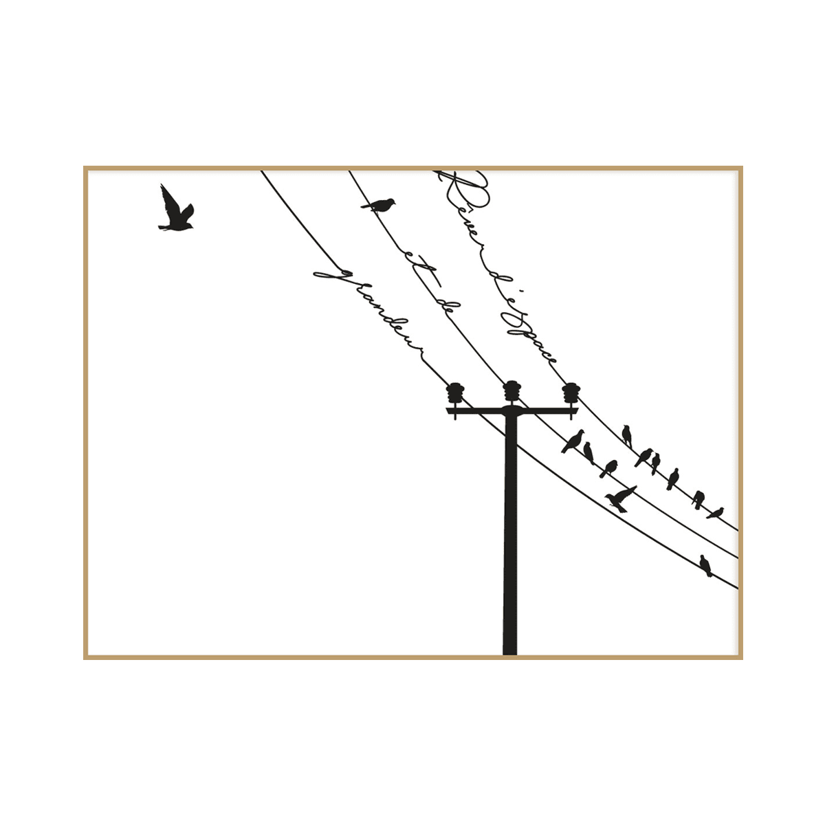 4MURS Tableau Rêver d'espace Blanc