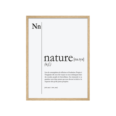 4MURS Tableau Nature Blanc