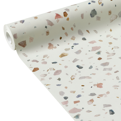 Papier peint intissé Elisa Blanc