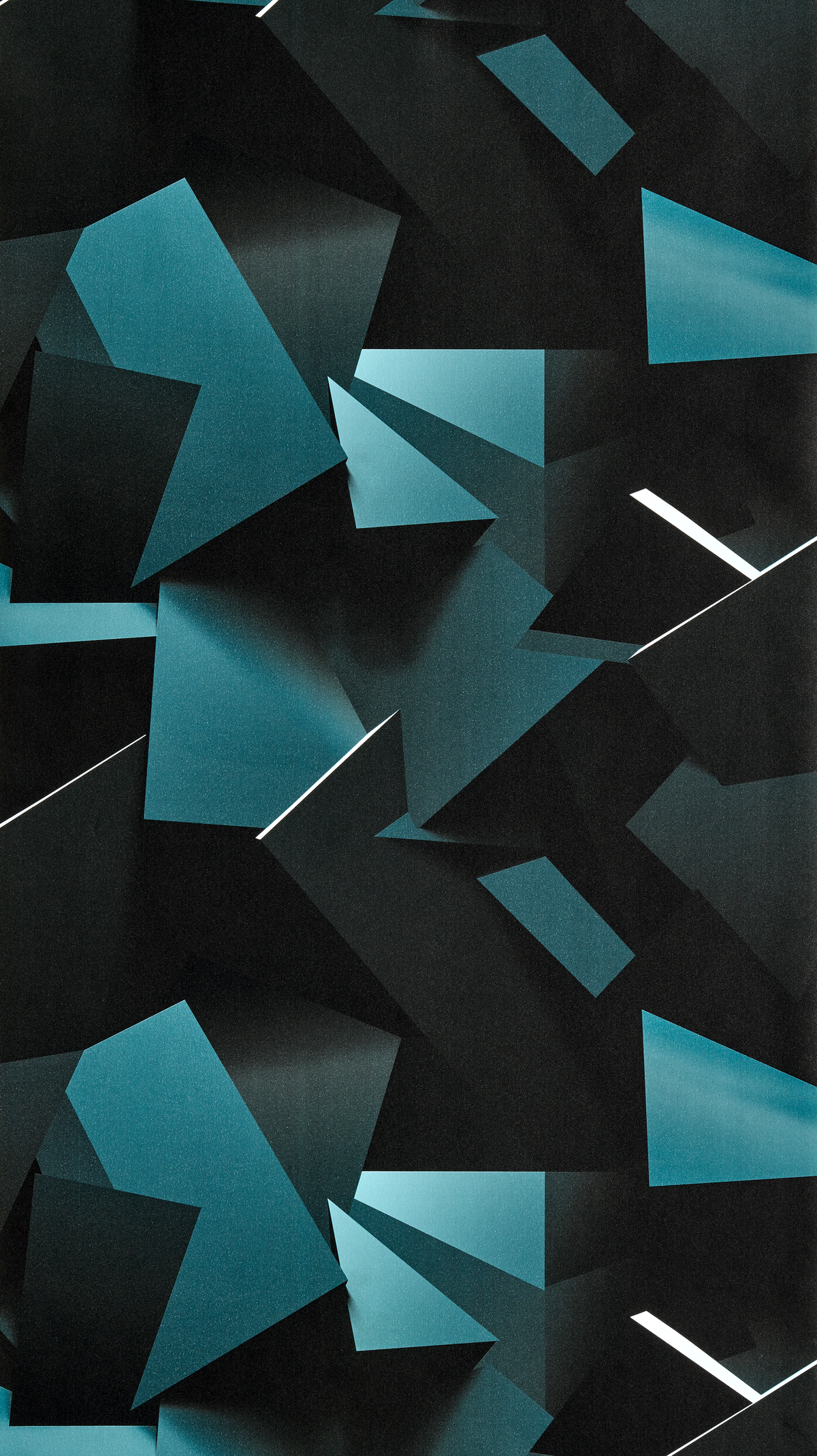 Papier peint intissé Flynn Bleu nuit