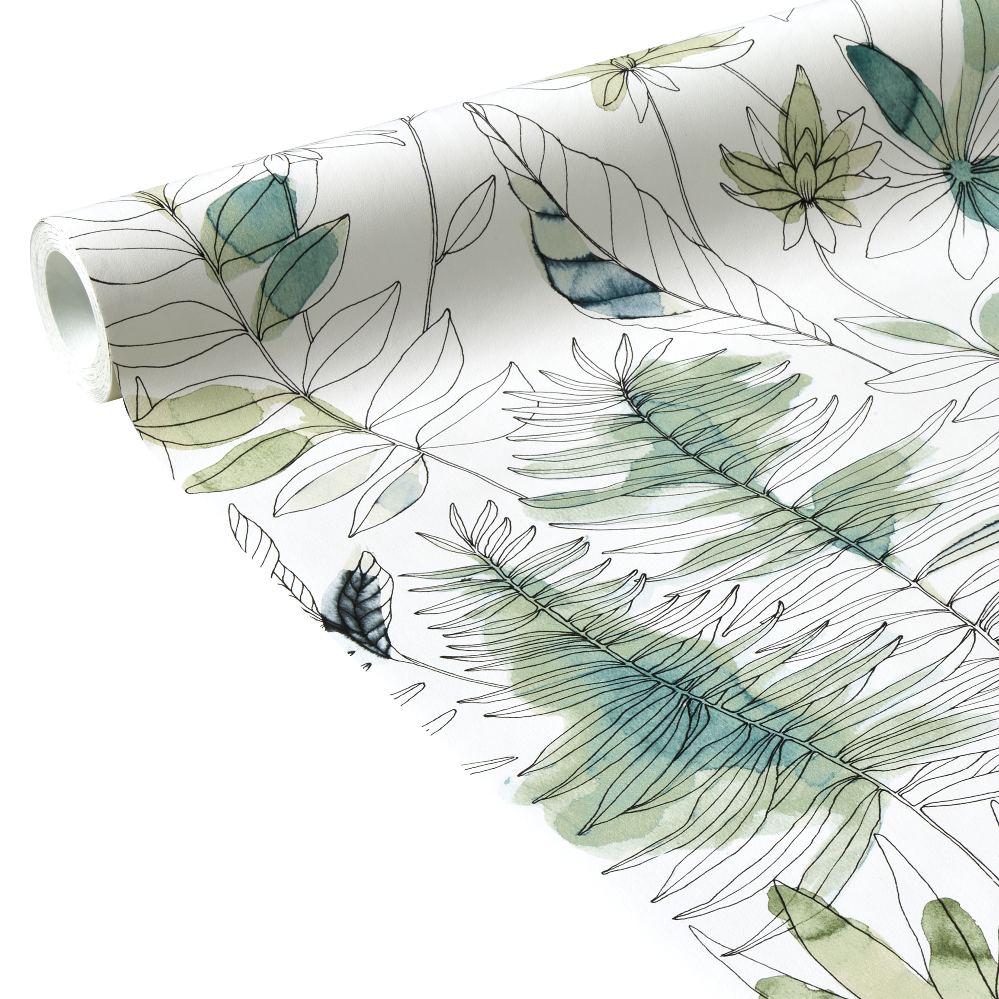 Papier peint intissé Flavigny Céladon