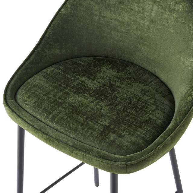 4MURS Tabouret de bar CAITLYNE coloris vert
