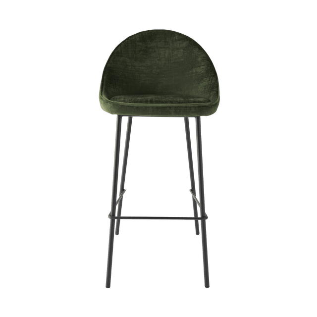 4MURS Tabouret de bar CAITLYNE coloris vert
