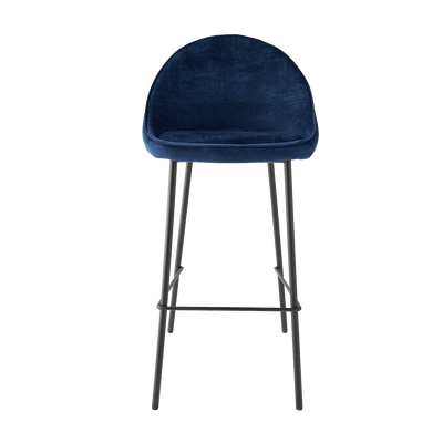 4MURS Tabouret de bar Caitlyne Bleu 1 place