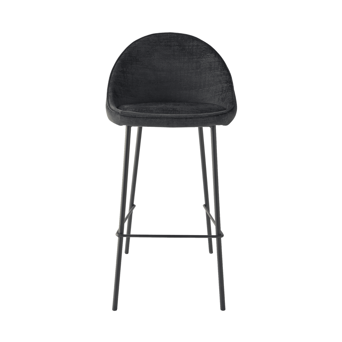 4MURS Tabouret de bar Caitlyne Noir 1 place