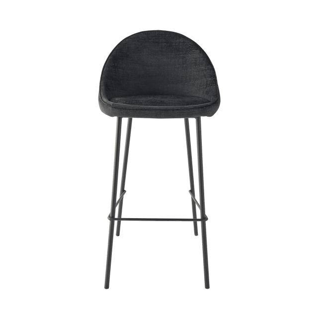 4MURS Tabouret de bar CAITLYNE coloris noir