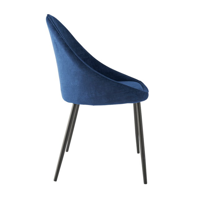 4MURS Chaise ADALINE coloris bleu