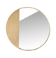 Miroir en métal Luna Laiton
