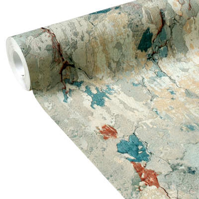 Papier peint intissé Barcelona plaza x metropolitan stories Multicolore