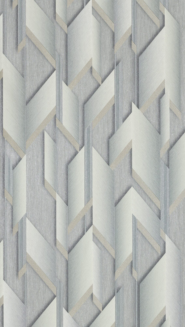 Papier peint intissé NIKOLAI coloris gris perle