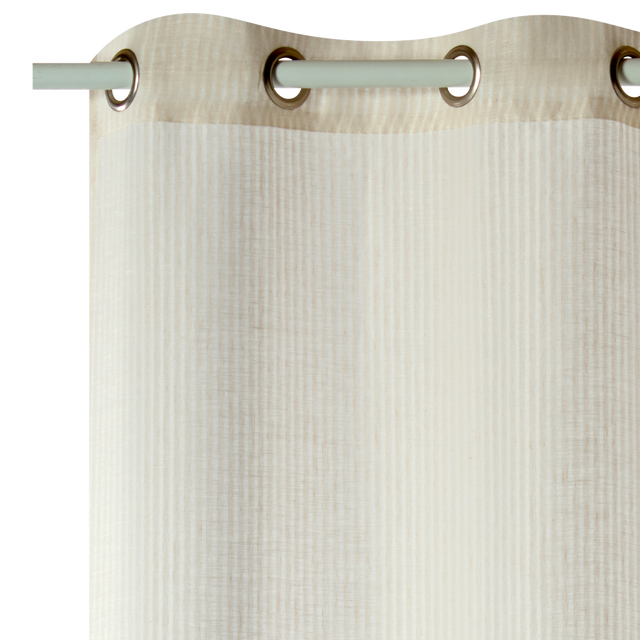 Voilage Lin LECCE coloris naturel 140 x 260 cm