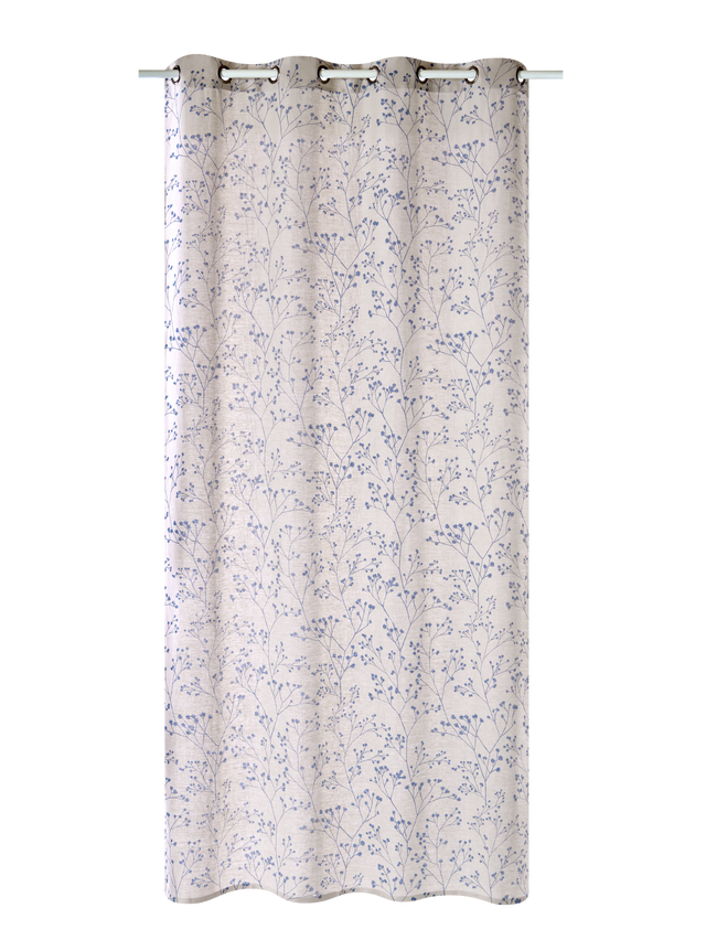 4MURS Rideau Lin IPSA coloris indigo 140 x 280 cm