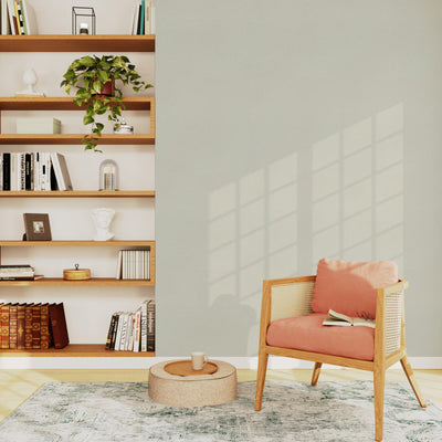 Papier peint intissé Hanae Gris perle Trame