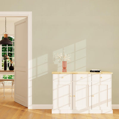 Papier peint intissé Hanae Sable beige Trame