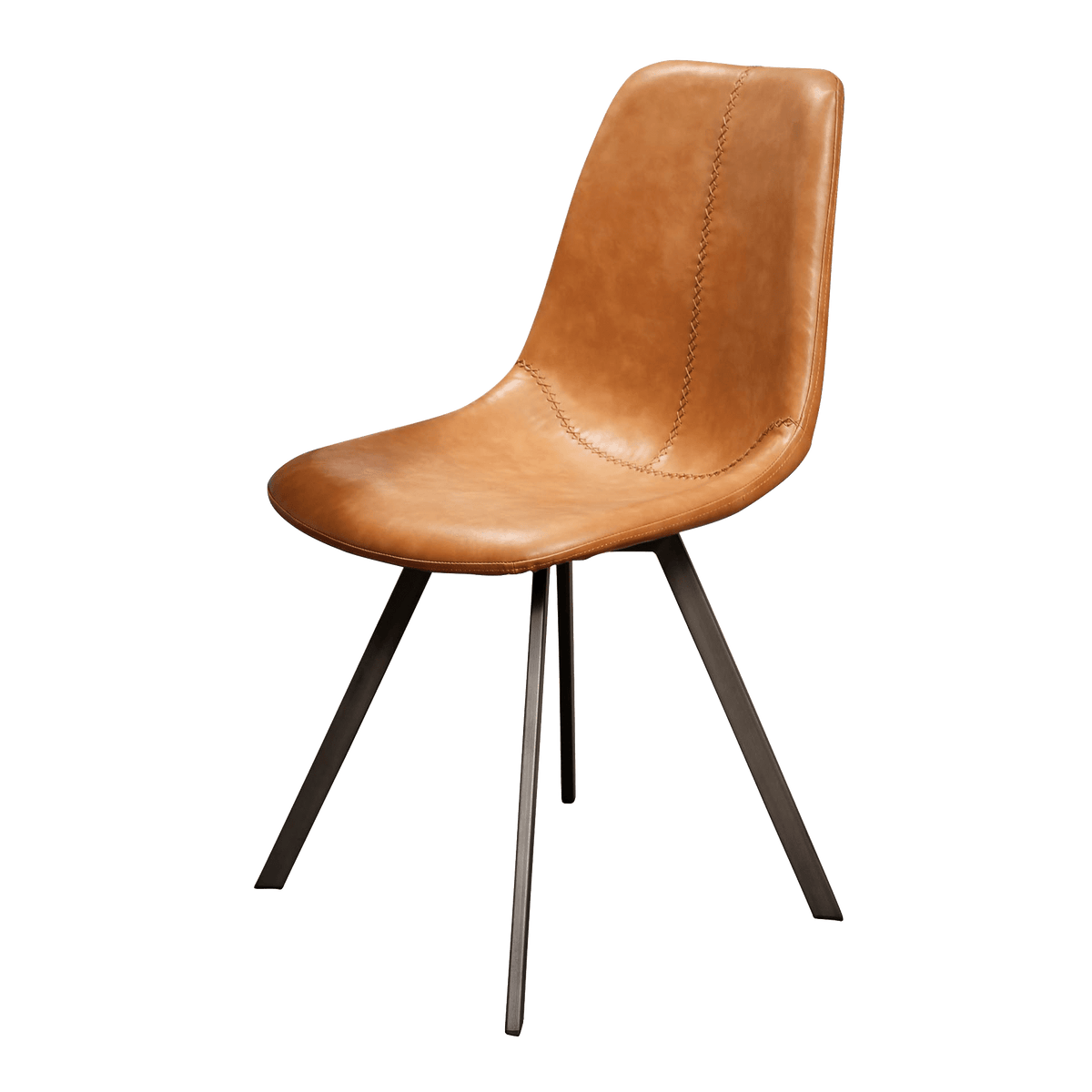 Chaise Ziggy Cognac 1 place