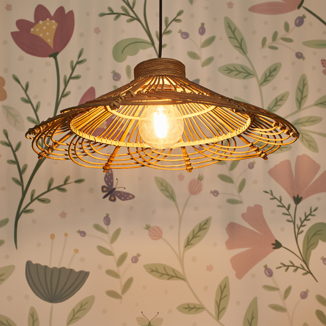 Suspension MYRTA coloris bois 16 x 56 cm