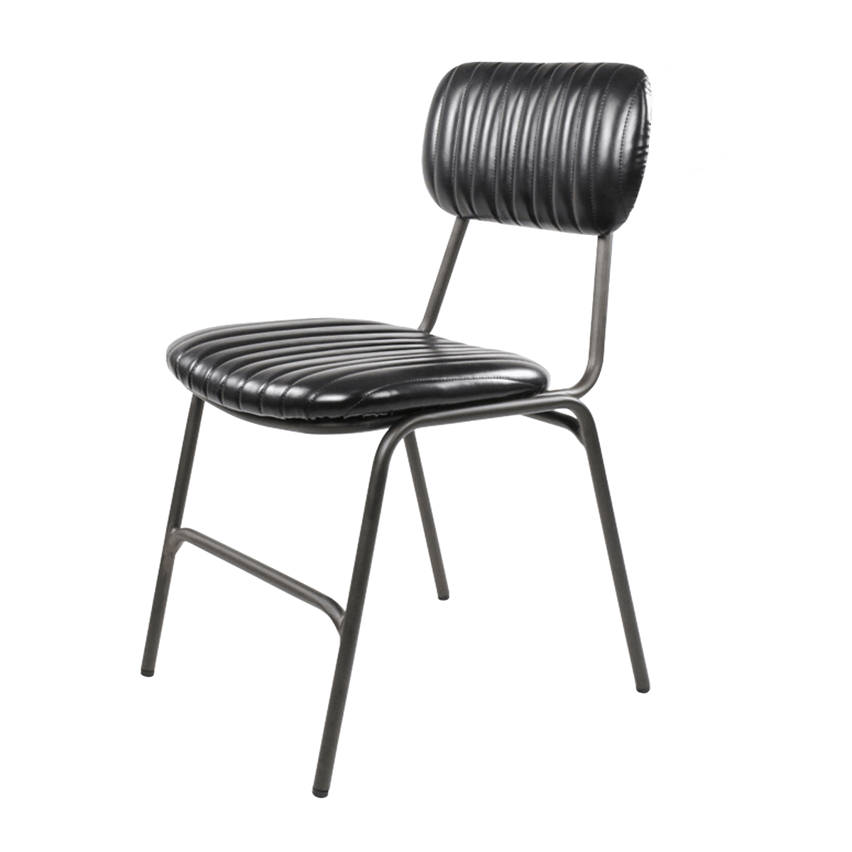 ZAGO Chaise Marius Noir 1 place