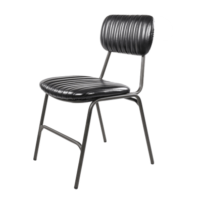 ZAGO Chaise Marius Noir 1 place