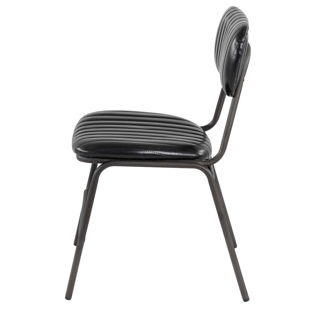 ZAGO Chaise Marius Noir 1 place