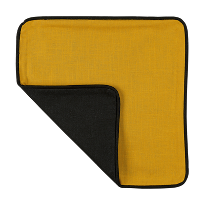 Housse de coussin Aponi Jaune noir