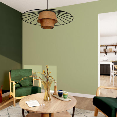 Papier peint intissé Nunca Vert amande Lisse