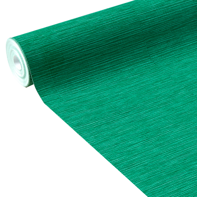 Papier peint intissé Curaçao Vert émeraude Paille orientale