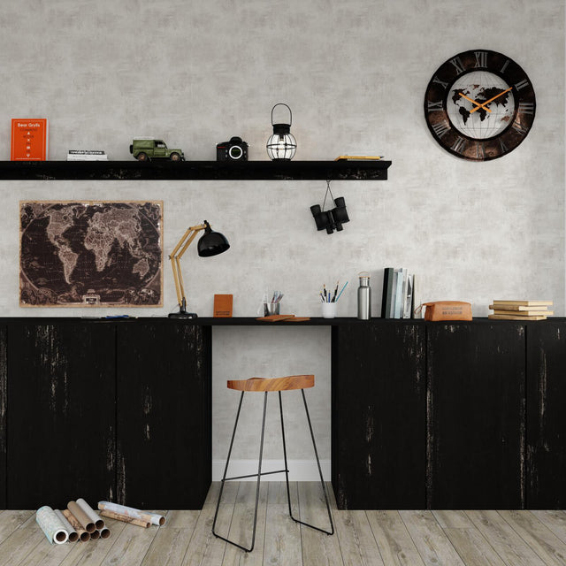 Papier peint intissé BARKLEY coloris beige