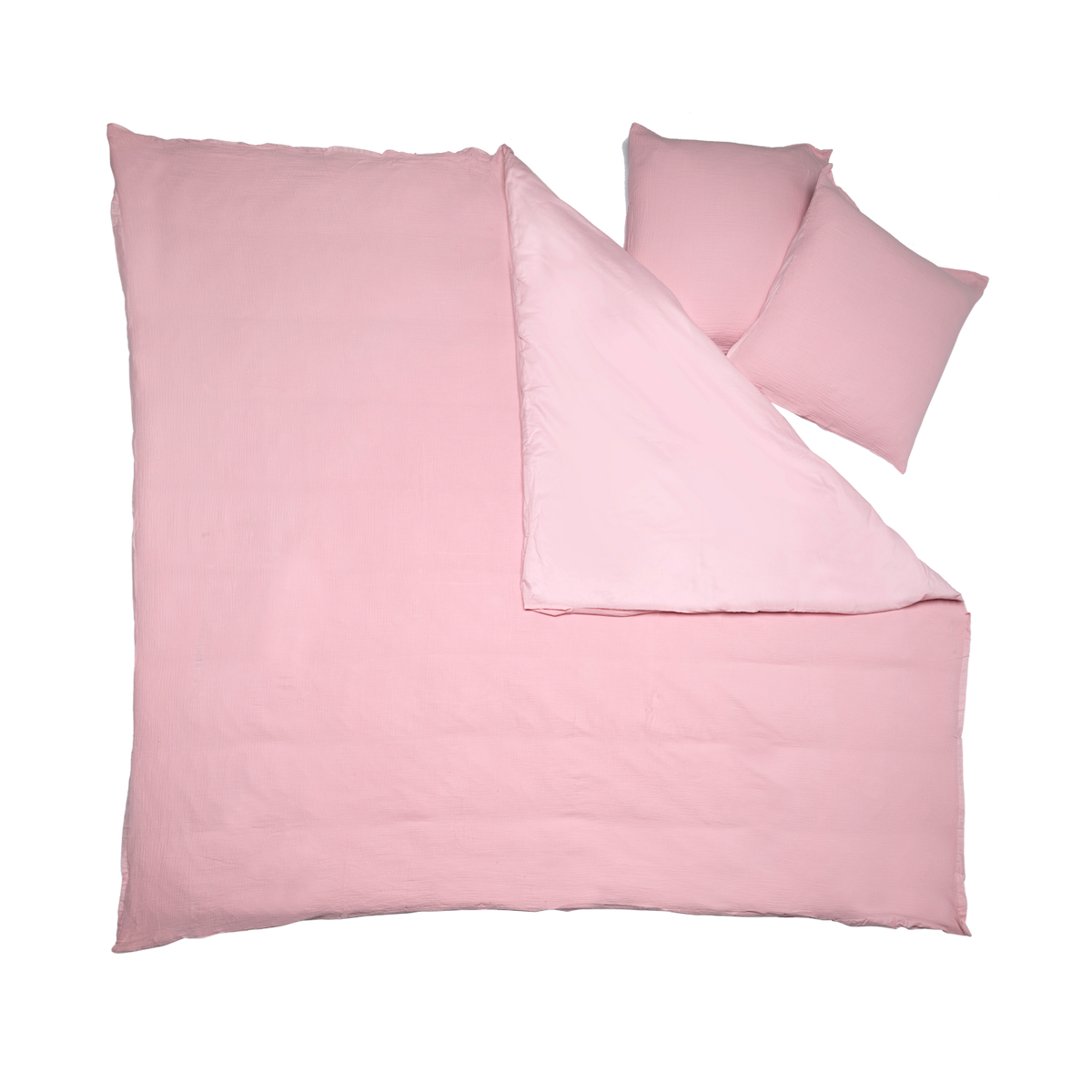 Parure de lit en gaze de coton Anokias Rose