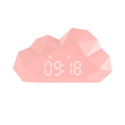 Réveil Mini cloudy Rose