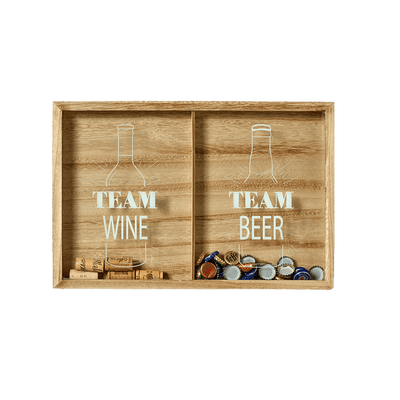 4MURS Déco murale Team beer or wine Bouleau