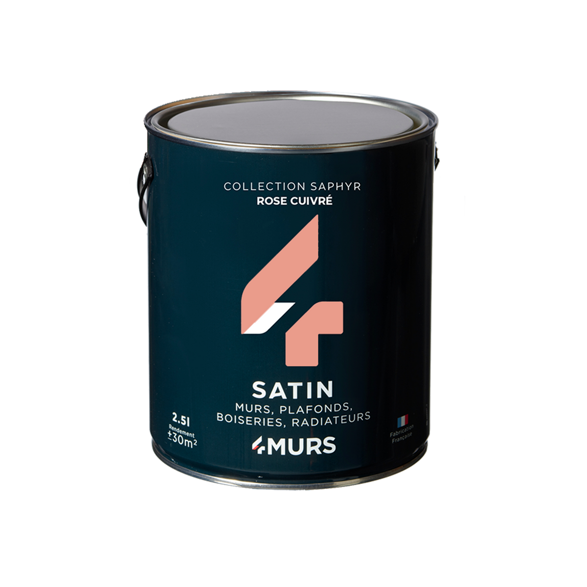 SAPHYR Peinture Saphyr Rose cuivré Satiné 2,5L